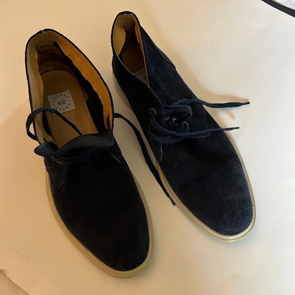 George Brown Bilt Blue Suede Boots. Size 11. - Picture 2 of 4